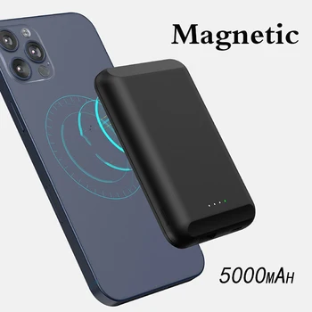 Pro Magsafe Power Bank Magnetické Externí Baterie Pro Iphone 12 12Pro 12proMax 12mini Magnet Bezdrátové Nabíjení PD20W Rychlá Nabíječka