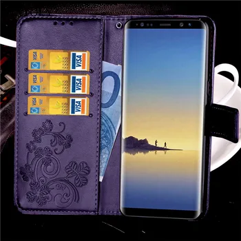 Pro Samsung Galaxy Note 8 Coque Nárazníku Poznámka 8 Filp Pouzdro Pro Samsung Galaxy Note 8 Kožené & TPU Pouzdro N9500 Card Slot Funda Capa