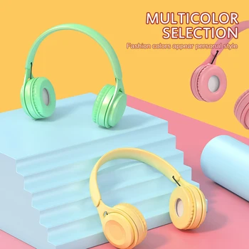 Příjezd Stylový A Univerzální Mini Verze Barevné Sluchátka Bluetooth Sluchátka Macaron-styl Podpora TF Karet Sluchátka Nové
