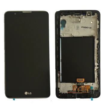 Původní LG G Stylus 2 LS775 K520 Černá LCD Dotykový Digitizer LCD Displej Sestava s rámem nebo bez Rámu pro G Stylo 2