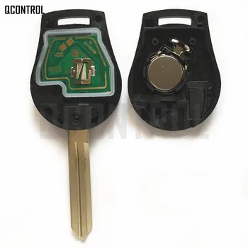 QCONTROL Auto Dálkové Klíč 433MHz Práce pro NISSAN FCC CWTWB1U761 Qashqai Sunny Sylphy Tiida X-Trail Auto Alarm