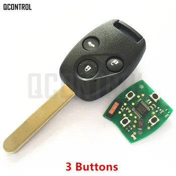 QCONTROL Auto Dálkové Klíč pro Honda S0084-Accord, CIVIC, STREAM 313MHz / 313.8 MHz s ID46 (7961) Čip