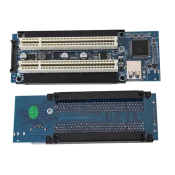 Riser Karta PCI-E Express X1 Dual PCI Riser Rozšířit Adaptér Konektor Karty Přidat Rozšiřující Karta Pro Počítače PC Windows XP, LINUX