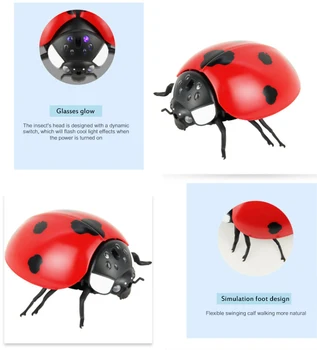 Robot RC hmyzu Simulace Zvířata, Hračky, světla, osvětlení, Nové Dálkové Ovládání Hmyzu Složité Spoof Hračka Dálkové Ovládání Novinka Hračky