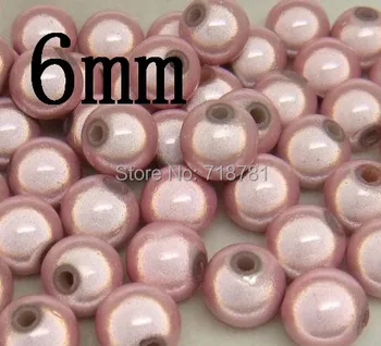 Různé barvy zázrak robustní korálky usd pro handmade náhrdelník 6mm akrylové kulaté korálky jedinečný design výrobku !!!