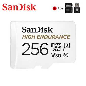 SanDisk VYSOKOU ODOLNOST Micro SD 128 GB 64 GB 32 GB 256GB Microsd Paměťové Karty U3 V30 4K Flash MicroSD Karty pro Monitor Video Auto DVR