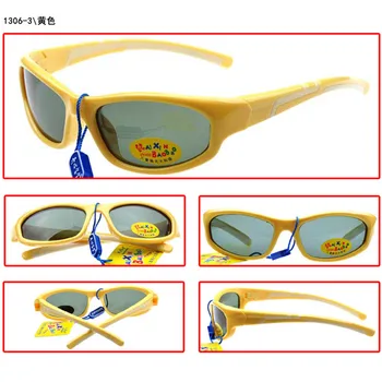 Silikonové dětské Polarizační Brýle dvoubarevný Prsten Ochrany Eyemirror Dětské Sluneční Brýle