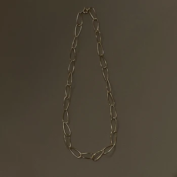 Silvology 925 Sterling Silver Široký Řetěz náhrdelník Náhrdelník Jednoduchý Elegantní Krátký Řetěz Náhrdelník pro Ženy 925 Minimalistické Šperky