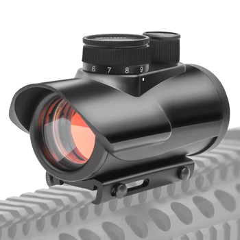 Taktické Red Dot Sight Rozsah Holografické 1x30mm Červená Zelená Modrá Dot Sight RGB Puškohled Optika Lovecké Obory pro 11mm/20mm Rail