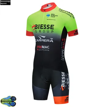 Triatlon Oblek Biesse 2020 Pro Tým Ropa Ciclismo Maillot Cyklistika Jersey Sety Oblečení Skinsuit Kombinéza Letní Sportovní Oblečení