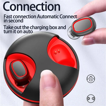 TWS 5.0 Bluetooth Sluchátka Bezdrátová Sluchátka Sportovní Bluetooth Sluchátka Waterproof Headset Herní Sluchátka S Nabíjecí Box