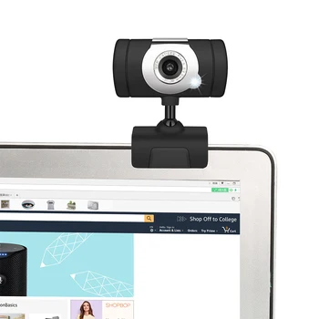 USB Webcam Live Webové Kamery Pro Microsoft HP Počítač S Mikrofonem on-Line Webkamer 640 * 480 Širokoúhlé Video