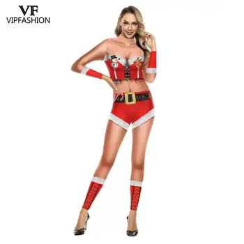 VIP MÓDNÍ Cosplay Kostýmy, Ženy, spodní Prádlo Sexy Santa Vánoční Párty Kostým kombinézu Kombinézy Clubwear