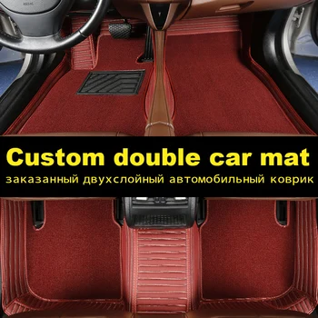 Vlastní auto koberečky pro Chevrolet Cruze Camaro Captiva Sonic Vlastní auto nohy Podložky automobilové koberce kryt