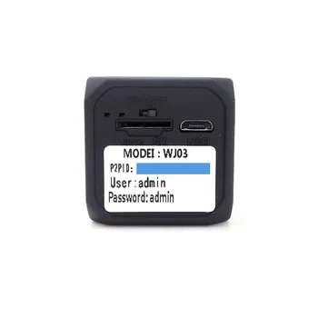 WJ03 Mini Baterie IP Kamera, Sledování, Vzdálené Sledování HD Objektiv 1080P WI-fi Nahrávání, nahrávání Detekce Pohybu