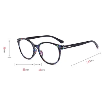 Yoovos 2021 Brýle na Čtení Ženy Anti-únava Kulaté Brýle na Čtení Rám Presbyopickém Okulary Muži Modré Světlo Gafas De Mujer