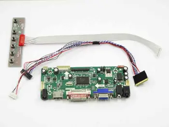 Yqwsyxl Control Board Monitor Kit pro NT156WHM-N10 NT156WHM N10 HDMI+DVI+VGA LCD LED screen Controller Board Řidiče